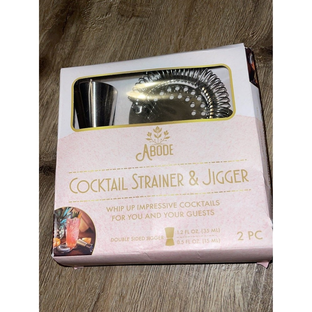 Cocktail Strainer & Jigger